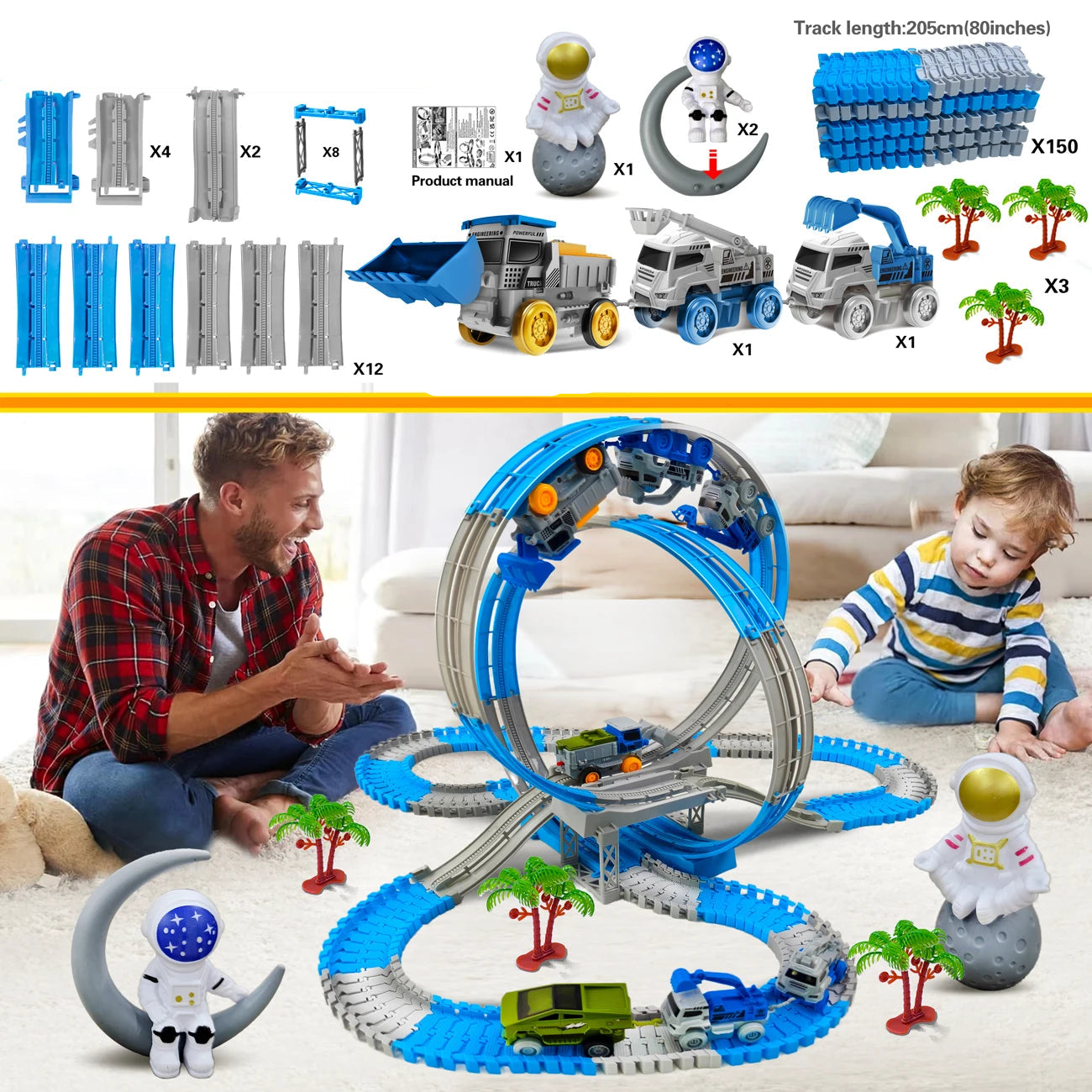 Space Adventure Race Track