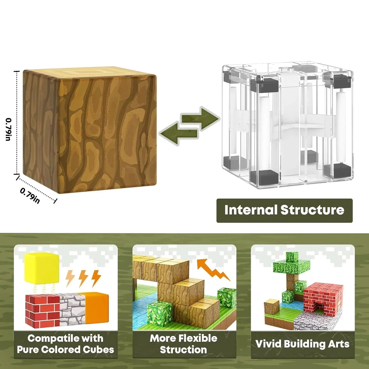 Magnetic Building Cube Set