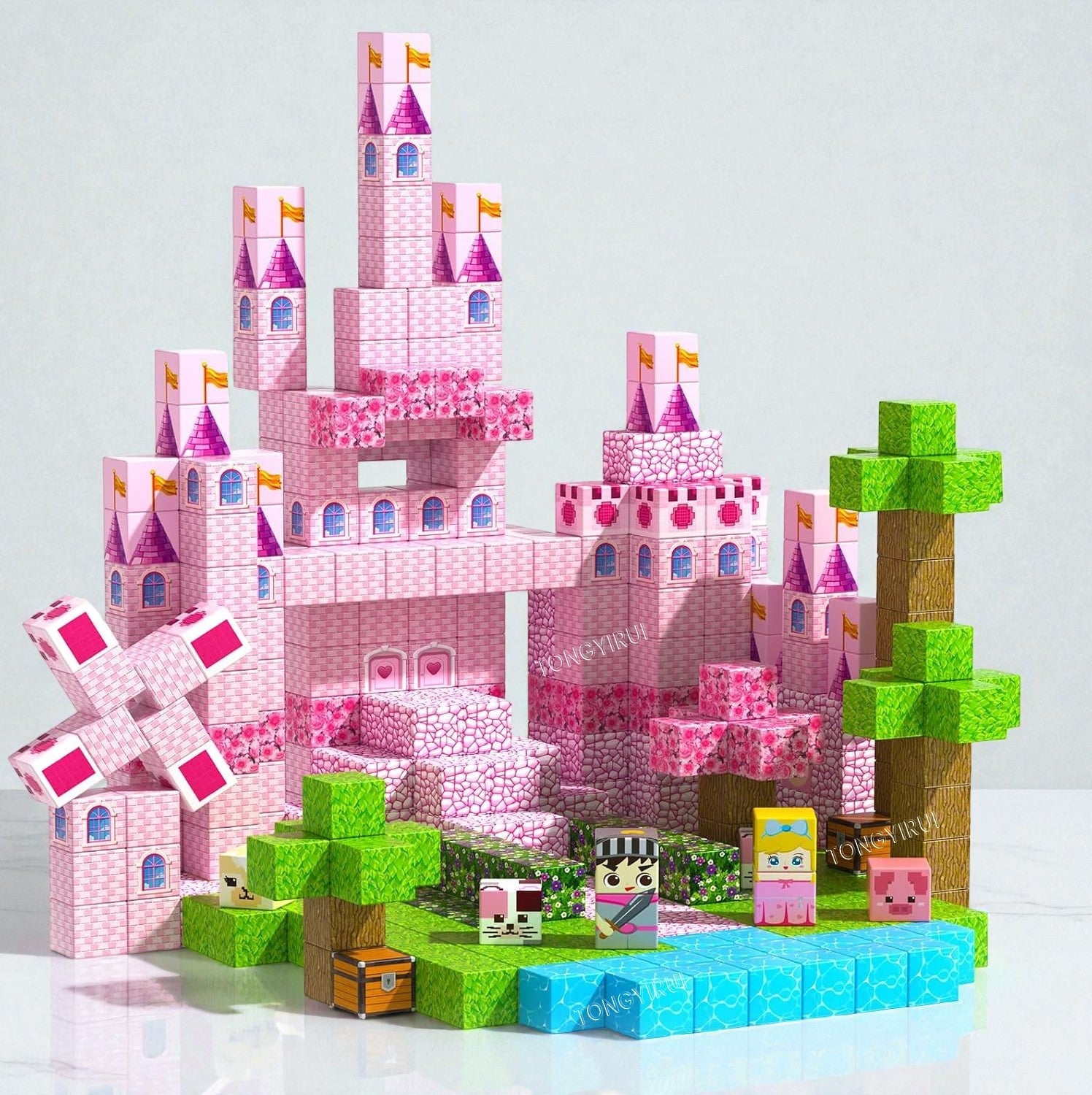 Magnetic Princess Castle Set